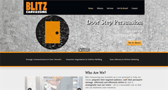 Desktop Screenshot of blitzcanvassing.com